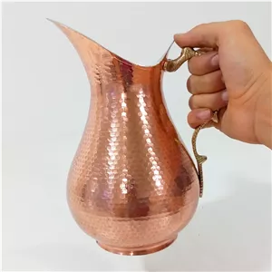 پارچ آب مسی دست ساز زنجان نانو شده