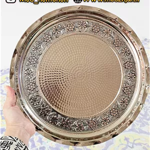 سینی مسی گلبرگ تراش سایز ۲ قطر ۳۳ نانو اعلا و درجه یک