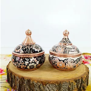 قندان مسی اطلس نقره کوب نانو قطر ۱۰