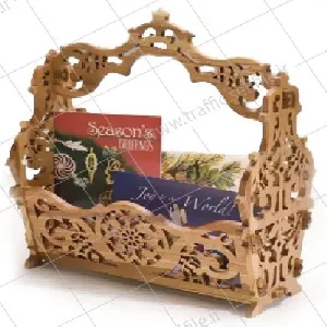 طرح جای کتاب و مجله (مشبک) - شماره 1