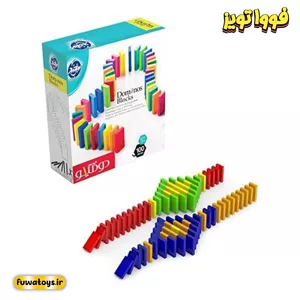 دومینو ساختنی 100 قطعه برند لبخند مناسب کودکان 3 سال به بالا
