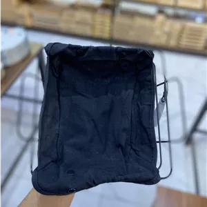 سبد مربعی فلزی پارچه دار 18