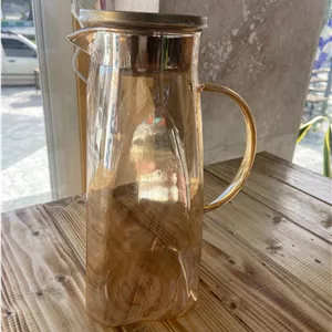 پارچ پیرکس آنتی شوک رنگ عسلی