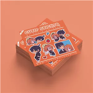 استیکر کیوتی طرح انیمه Chainsaw Man: Aki & Angel - کد M019