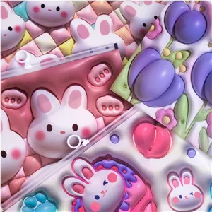 پوشه شفاف A4 طرح فانتزی 3D Rabbit