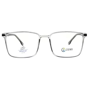 عینک طبی مستطیل شفاف زنو Zeno 8309