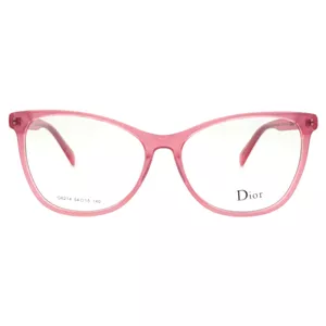 عینک زنانه گربه ای دیور صورتی Dior