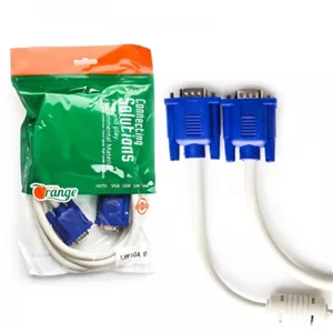 کابل وی جی ای VGAیک و نیم متری 3+4 اورنج ORANGE