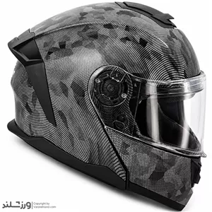 کلاه کاسکت فک متحرک رادین چریکی کد 2198 – سایز 58-62