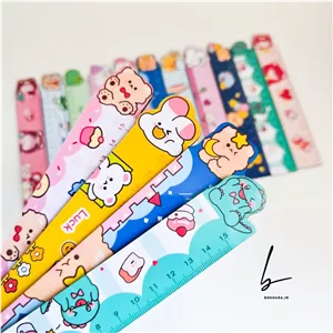 خط کش فانتزی چوبی 15 سانتی متری