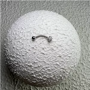 پیرسینگ ابرو و روک مدل سوارسکی 15mm کد 409