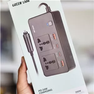 اینورتر برق خودرو گرین لاین مدل CG-200 Car Inverter