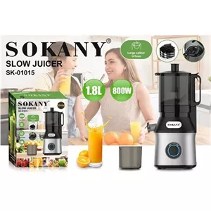آبمیوه‌گیری سوکانی مدل SK-01015 | اصلی 800 وات با مخزن 1.8 لیتری
