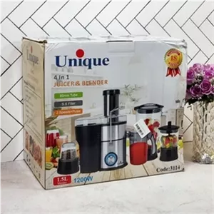 آبمیوه گیری 4کاره یونیک 3114