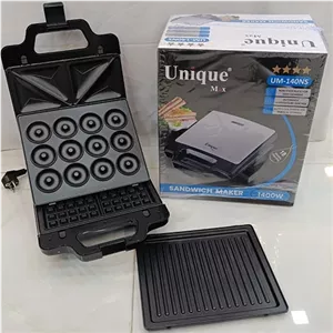 ساندویچ‌ساز چندکاره Unique Max مدل UM‑140NS – توان 1400 وات