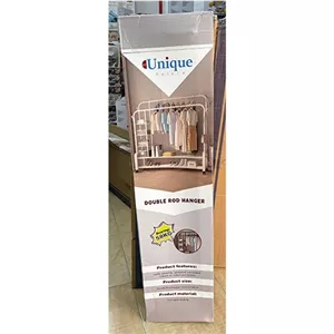 رگال لباس یونیک مدل DOUBLE ROD HANGER با تحمل وزن ۵۸ کیلوگرم