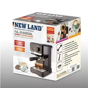 اسپرسوساز نیولند مدل NL2495BL ظرفیت ۲ لیتر با توان ۱۱۴۰ وات