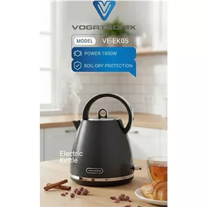 کتری برقی وگاتی مدل VE-EK05 رنگ مشکی و سفید