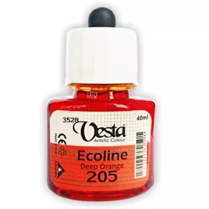 رنگ اکولین وستا کد Deep Orange) 205) حجم 40 میل