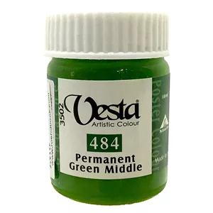 گواش وستا کد 484 Permanent Green Middle حجم 30 میل