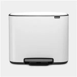 سطل زباله 11 23 لیتر پدالی سفید برابانتیا BRABANTIA