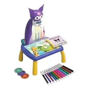 نقاشک میز نقاشی پروژکتور دار کودک طرح کرومی (Kuromi)