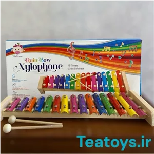 بلز چوبی رنگی ۱۵ نت پالیزان