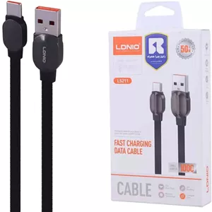 کابل تایپ سی الدینیو LDNIO مدل LS211 توان 50 وات 1 متر
