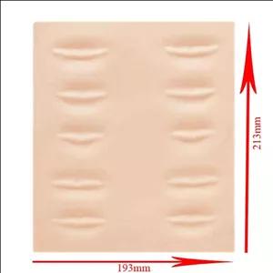 پوست لب تمرینی تتو برجسته 