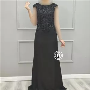 پیراهن بلند النا حلقه ای ۷065