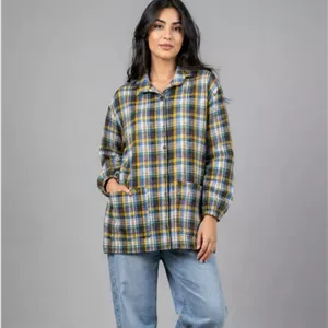 مانتو چهارخونه زنانه ماهور مدل ۱۱۱۷
