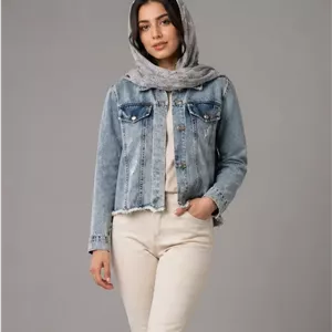 کت کراپ زنانه جین آنالی مدل ۱۱۷۴