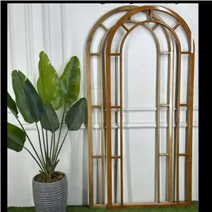آینه قدی چوبی مدل پنجره ای