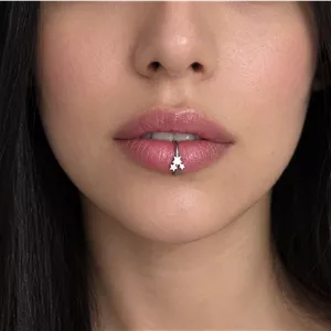 پیرسینگ فیک لب سه ستاره