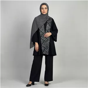 مانتو زنانه مدل کلوش مرلین سوزندوزی هندی کد AK1622