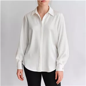 شومیز زنانه مدل بیسیک کرپ الیزه کد AK1174