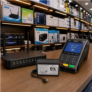 یو پی اس (UPS) 9 ولت پرتابل مدل ms-6000 برای دستگاه کارتخوان (پوز) و مودم