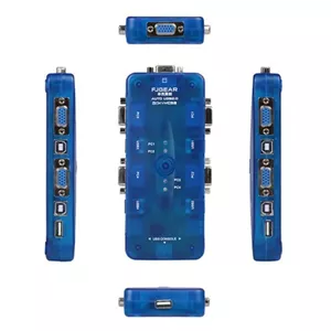 سوئیچ KVM چهار پورت USB پی‌نت مدل Manual Switch