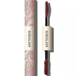 ریمل دو سر حجم دهنده و بلند کننده رنگ قرمز مدل Burgundy | آرایشی و بهداشتی ویونا