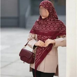 روسری نخی قواره 140 دور دوخت