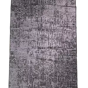 فرش جوت ترک | کد B230 Black Silver - 1.80x2.80