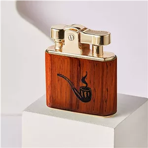 فندک بنزینی کلاسیک هانست مدل Vintage Trench آنتیک