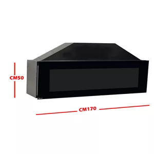 شومینه گازی ال سی دی سایز170 /شومینه گازی LCD گازی سایز170 الیسان