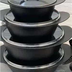 سرویس چدن نیمه سنگین ۸ پارچه سن سیز