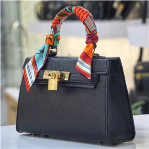 کیف هرمس چرم مشکی