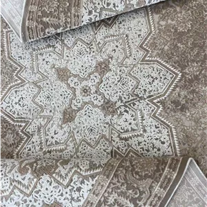 فرش طرح هریس شکلاتی کد5214