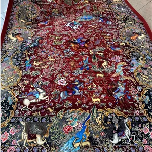 فرش طرح شکارگاه لاکی کد1676191