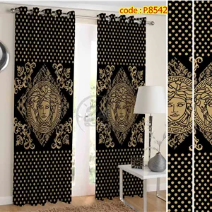 پرده آماده پانچ چاپی طرح ورساچه ۸۵۴۲ (تعداد پنل)