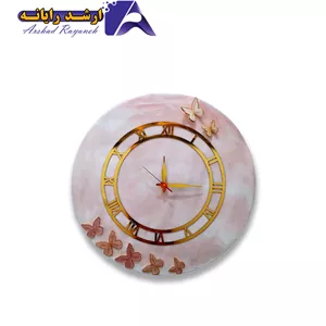 ساعت دیواری رزینی بزرگ قطر 60