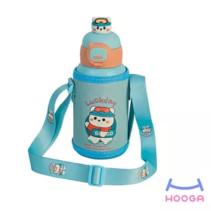 فلاسک کیف دار طرح خرس آبی
